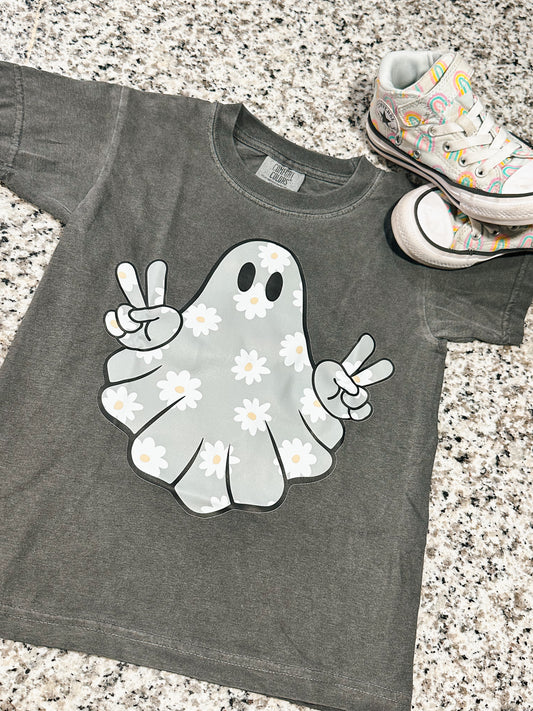 Green Daisy Ghost FALL | Comfort Colors - KIDS